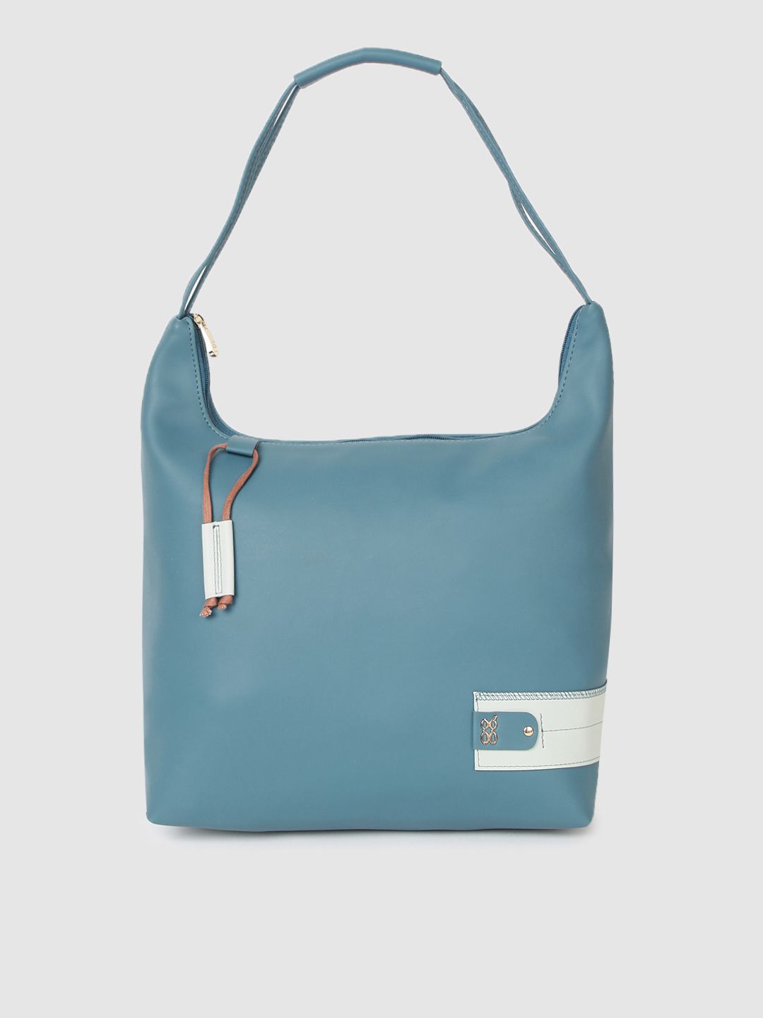 Baggit Blue Structured Hobo Bag Price in India