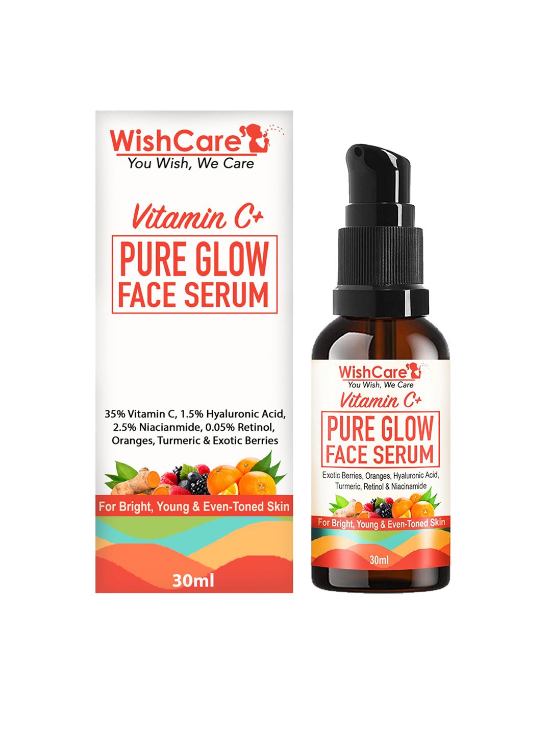 WishCare Yellow Vitamin C+ Pure Glow Face Serum 30 ml