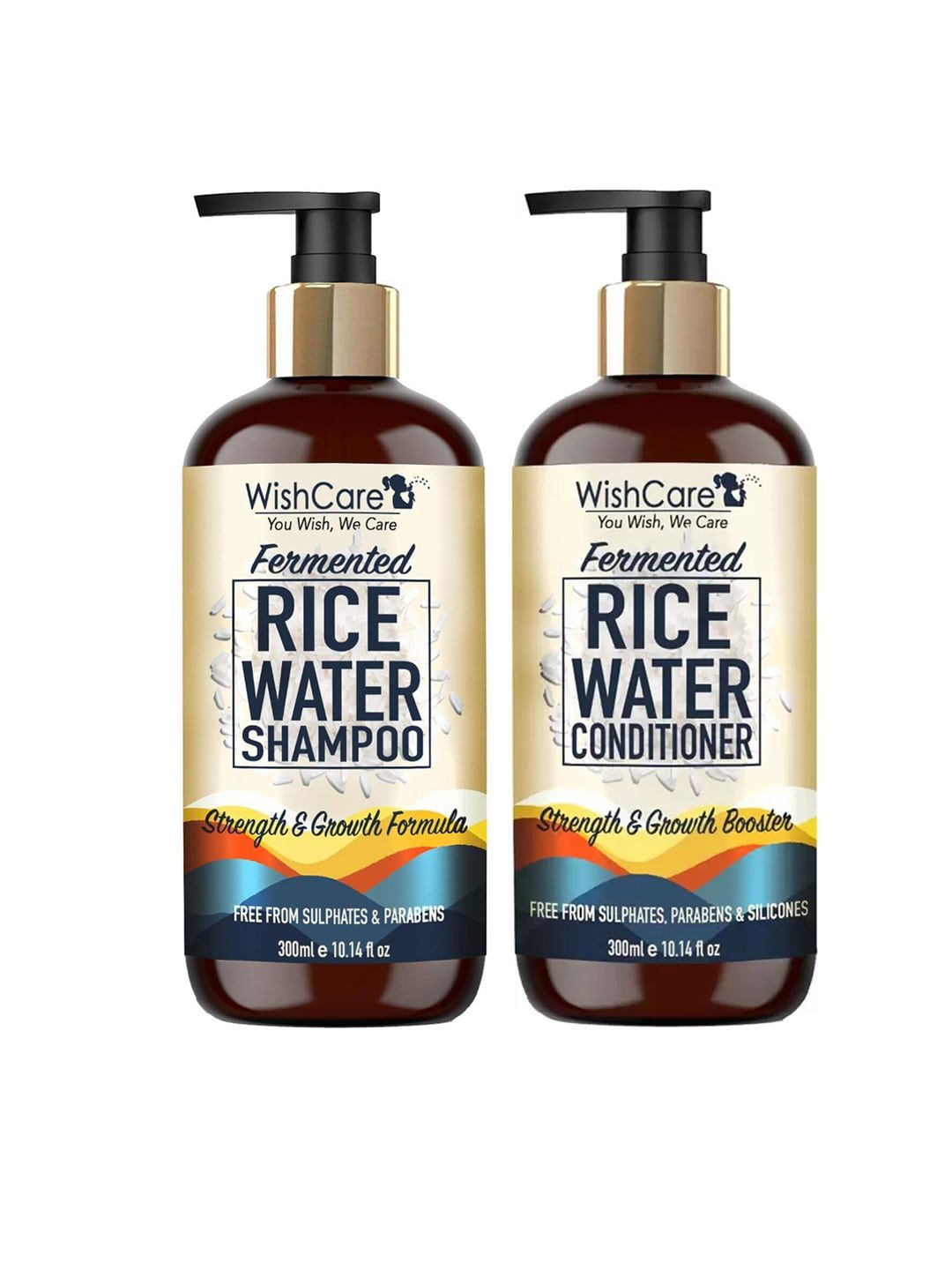 WishCare Fermented Rice Water Shampoo & Conditioner Price in India
