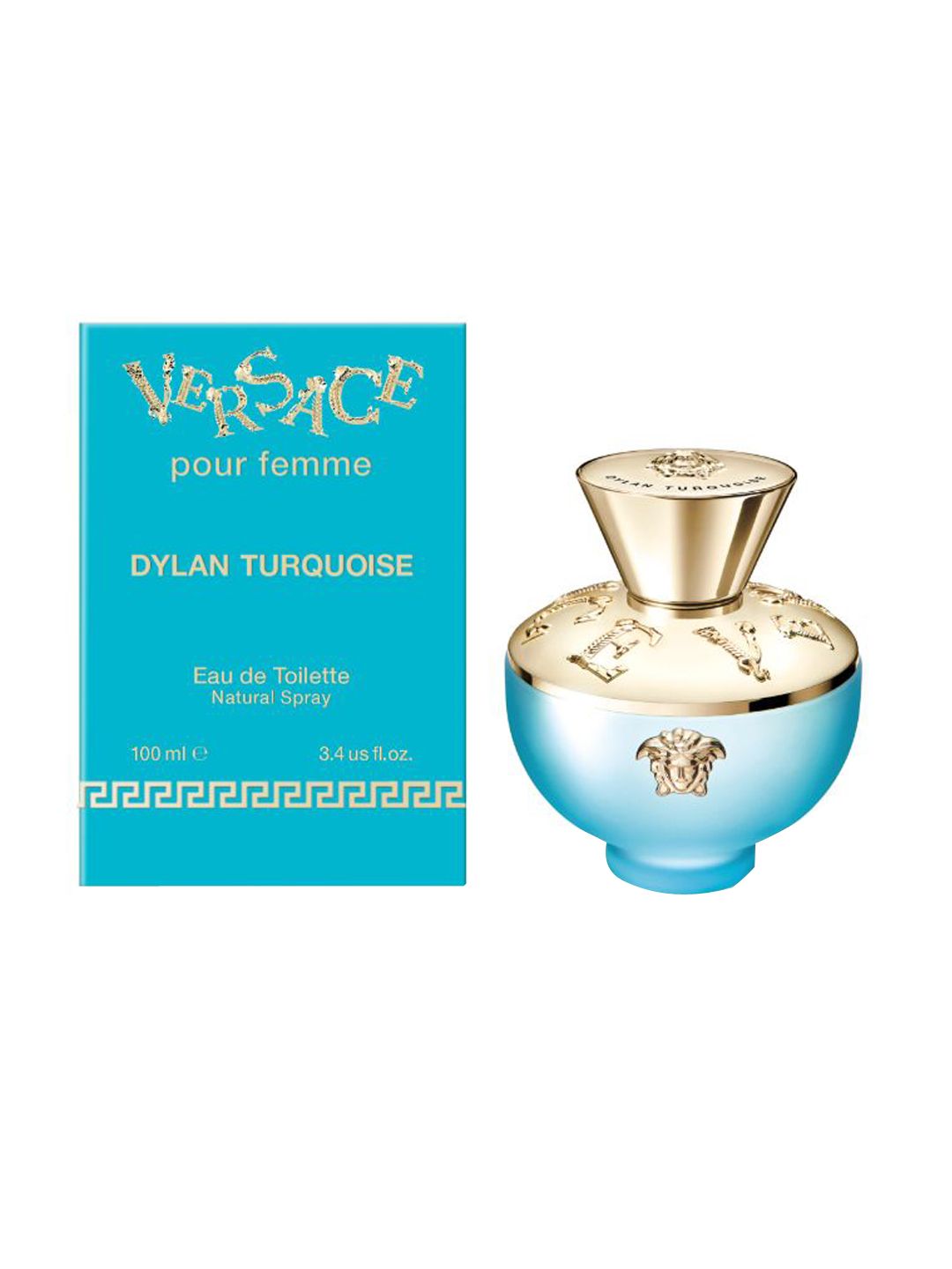 Versace Dylan Turquoise Natural Spray Eau De Toilette 100 ml Price in India
