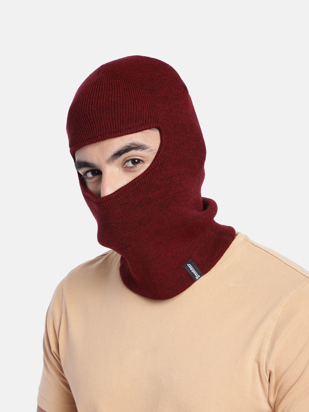 Roadster Unisex Maroon Solid Beanie Price in India