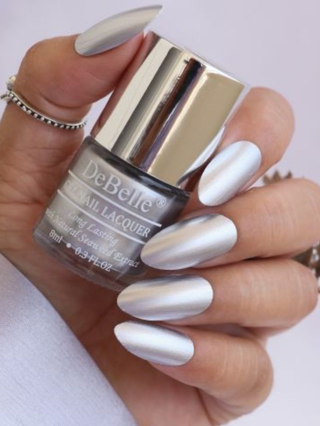 DeBelle Gel Nail Lacquer - Chrome Silver 8 ml