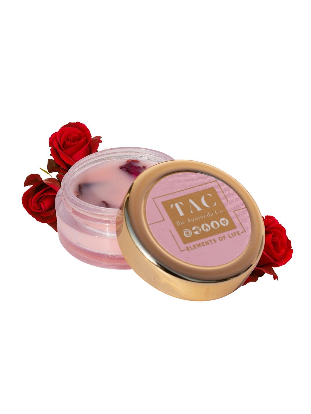 TAC - The Ayurveda Co. Rose Petal Lip Balm for Dark, dry & Chapped Lips with Shea Butter Price in India