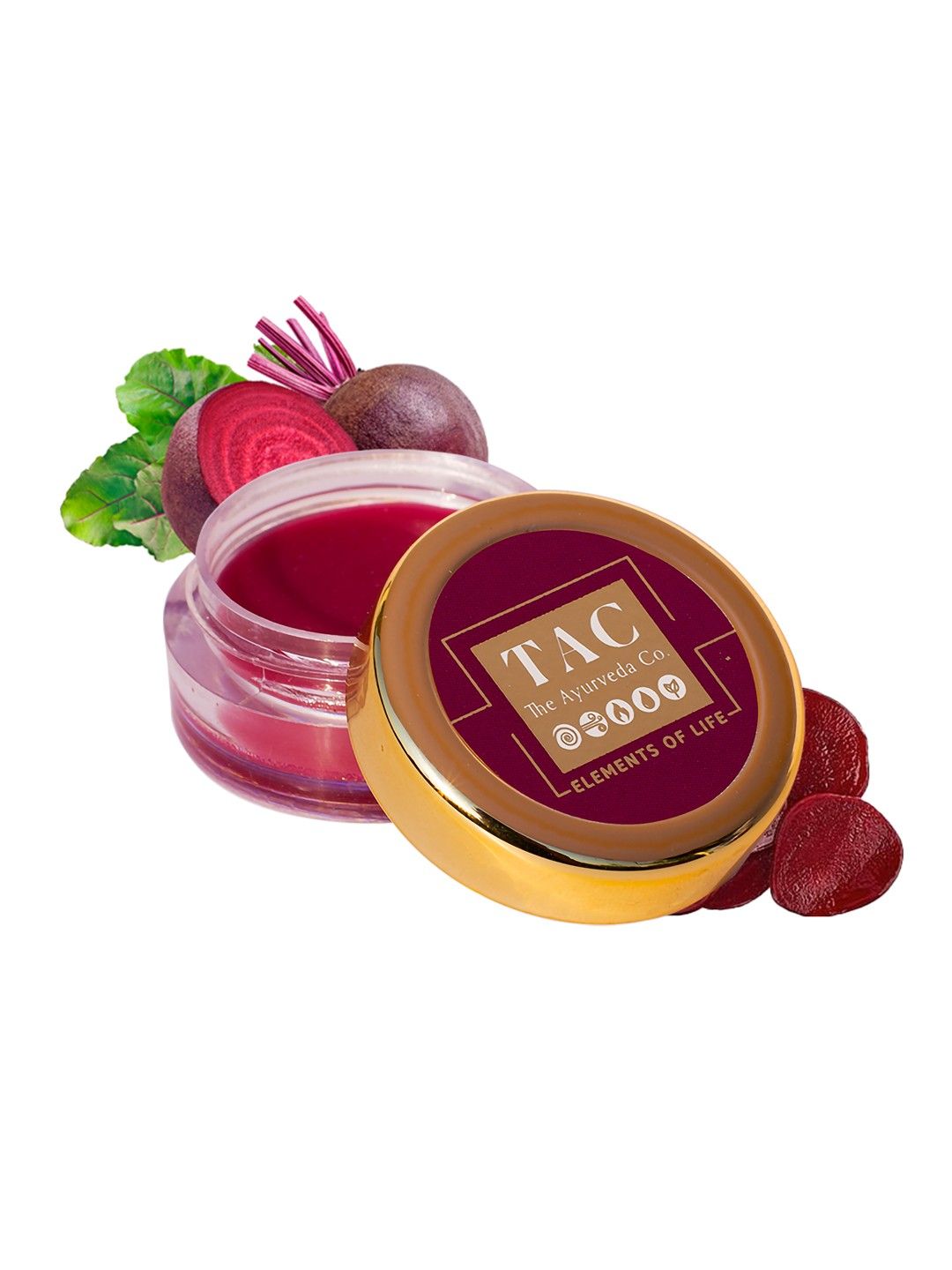 TAC - The Ayurveda Co. Beetroot Lip Balm for Dark, Dry & Chapped Lips for Lip Lightening Price in India