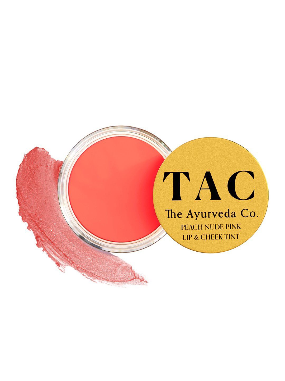 TAC - The Ayurveda Co. Peach Nude Pink Lip And Cheek Tint with Shea Butter & Coconut Oil Price in India