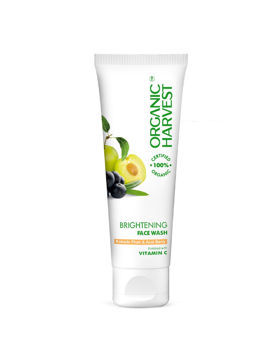 Organic Harvest Brightening Face Wash with Kakadu Plum & Acai Berry Extract