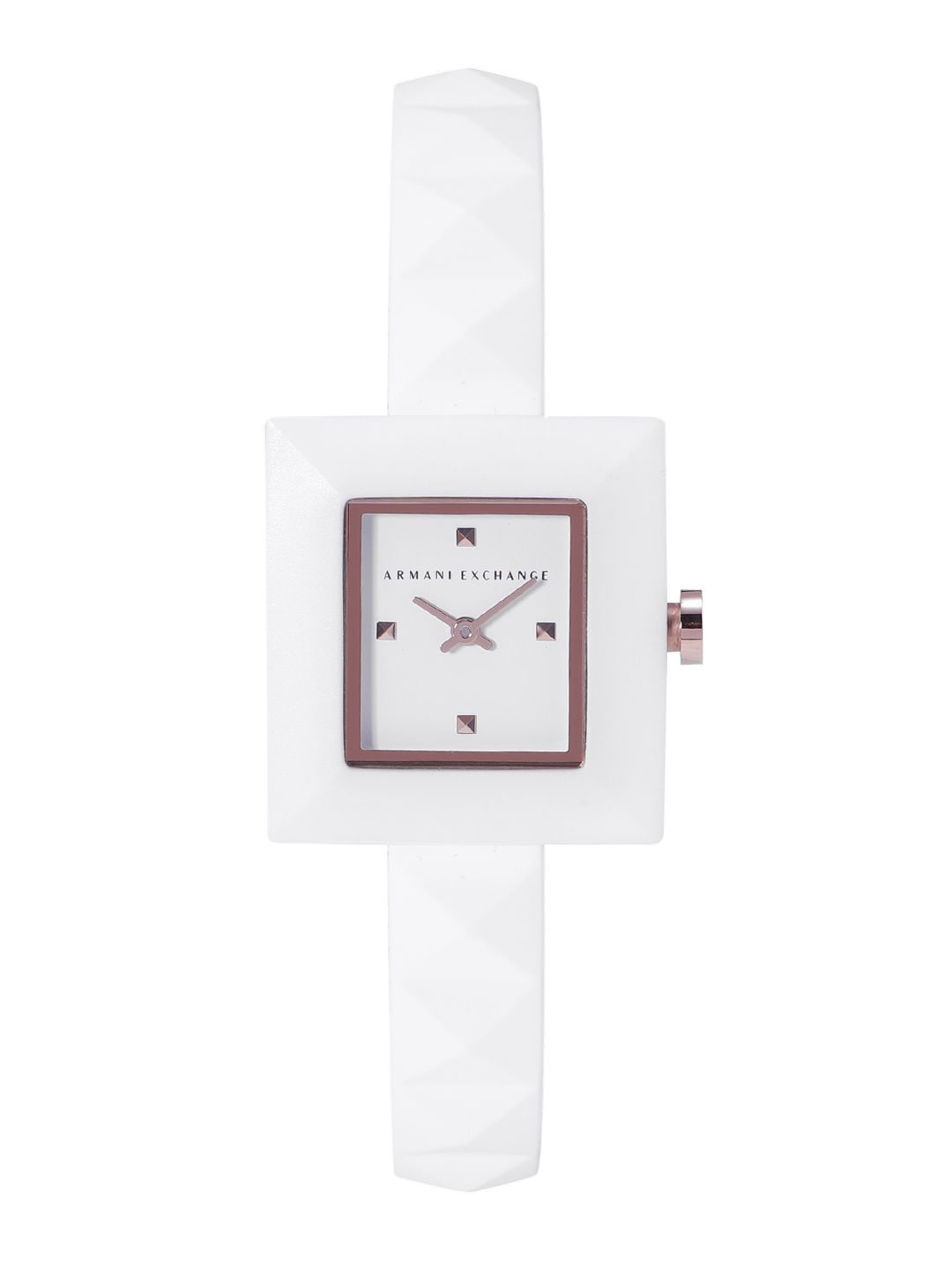 Armani Exchange Women White Analogue Watch AX4401 Price in India