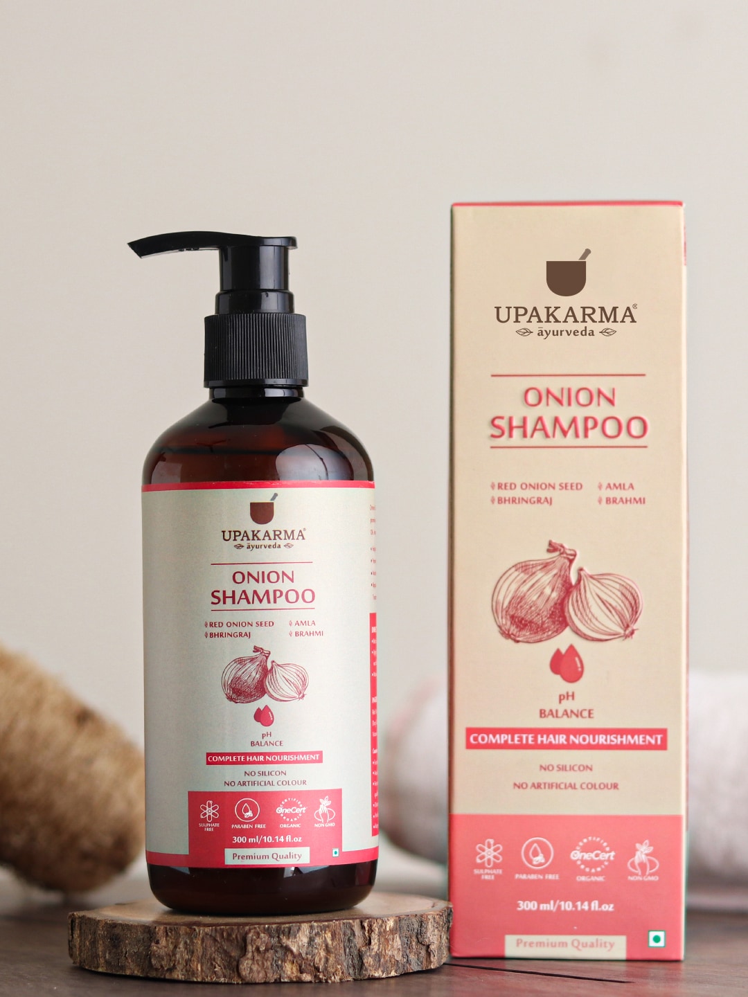 UPAKARMA Onion Shampoo with Biotin and Plant Keratin for Healthy Hair 300ml Price in India