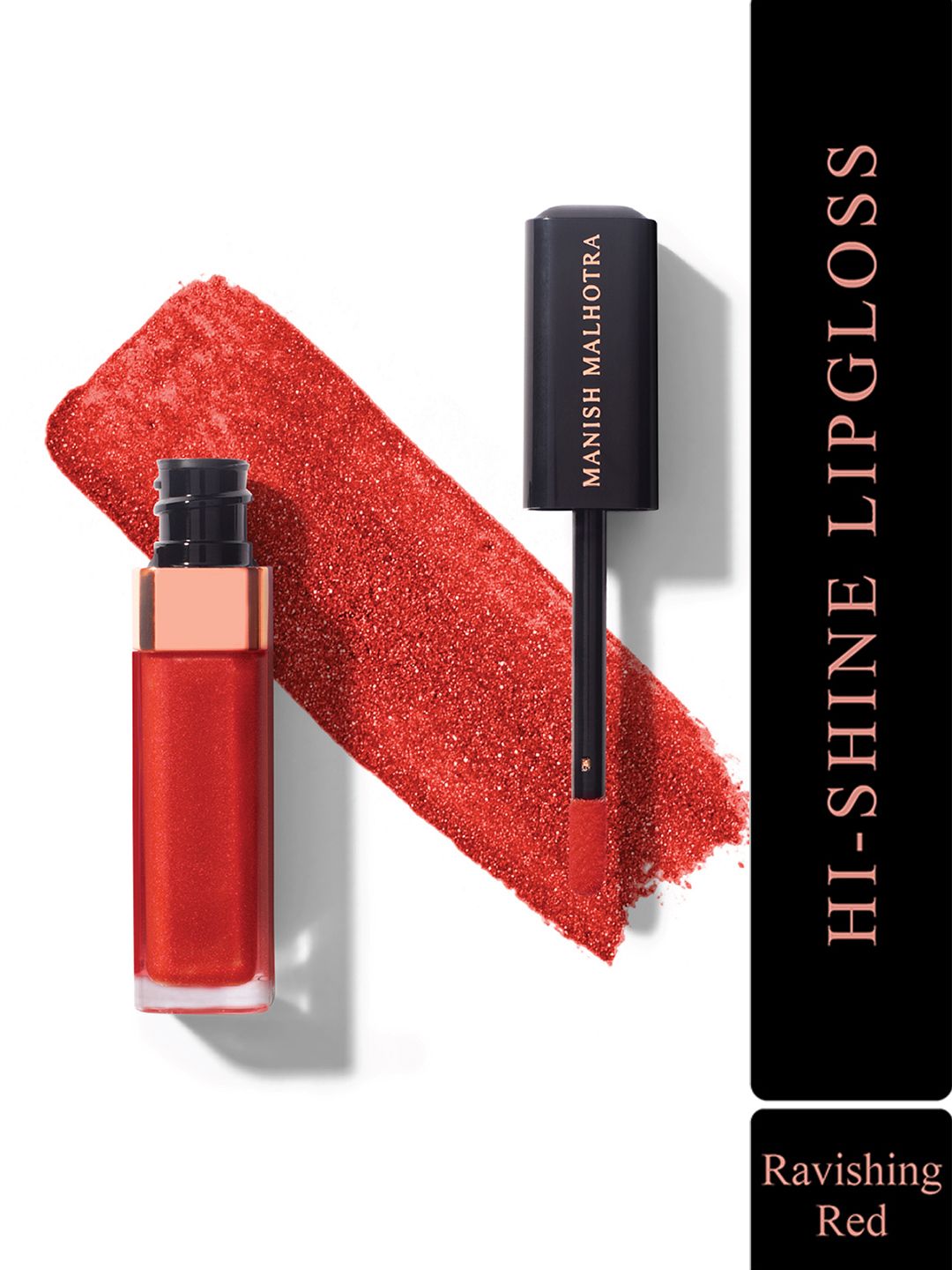 MyGlamm Manish Malhotra Beauty Hi-Shine Lipgloss 5 ml - Ravishing Red Price in India