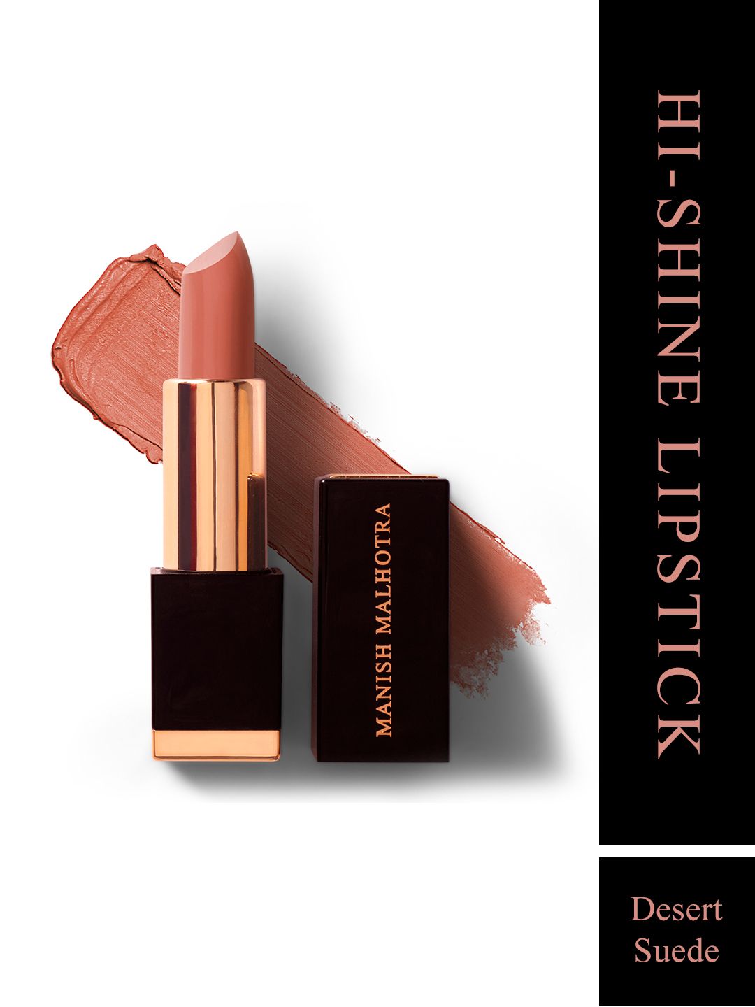 MyGlamm Manish Malhotra Beauty Hi-Shine Lipstick-Desert Suede-4g Price in India