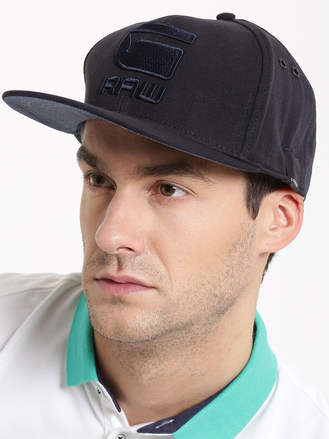 Buy G-STAR RAW Men Navy Embroidered Cap - Caps for Men 1474168