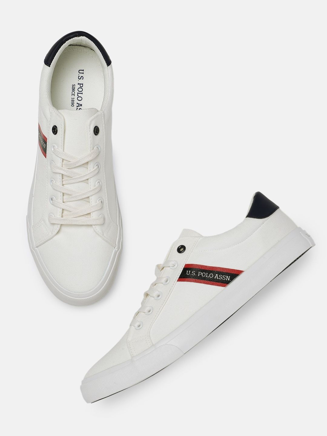 U.S. Polo Assn. Men Off-White GAIMAN 2.O Sneakers