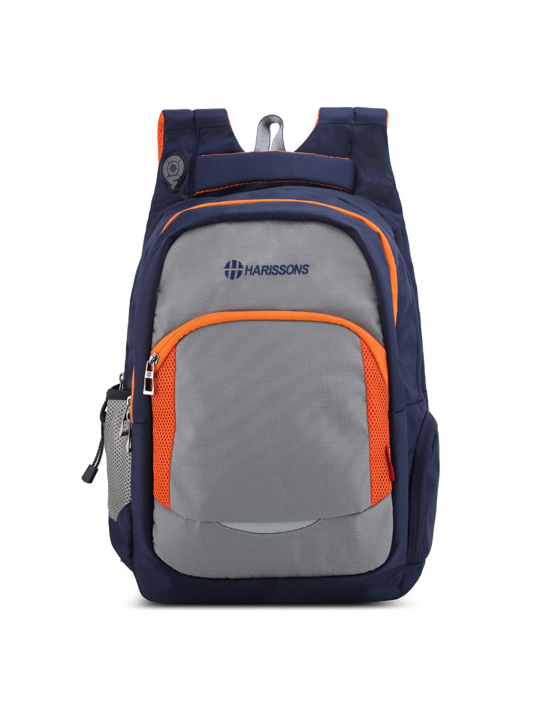 Harissons Unisex Grey & Navy Blue 15 Inch Laptop Backpack Price in India