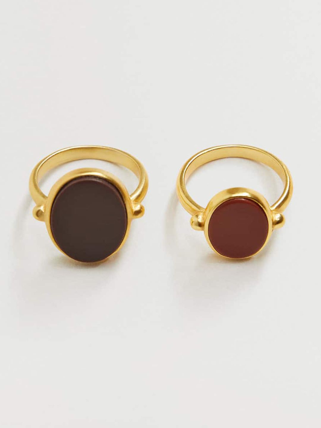 MANGO Women Set of 2 Finger Ring Price in India