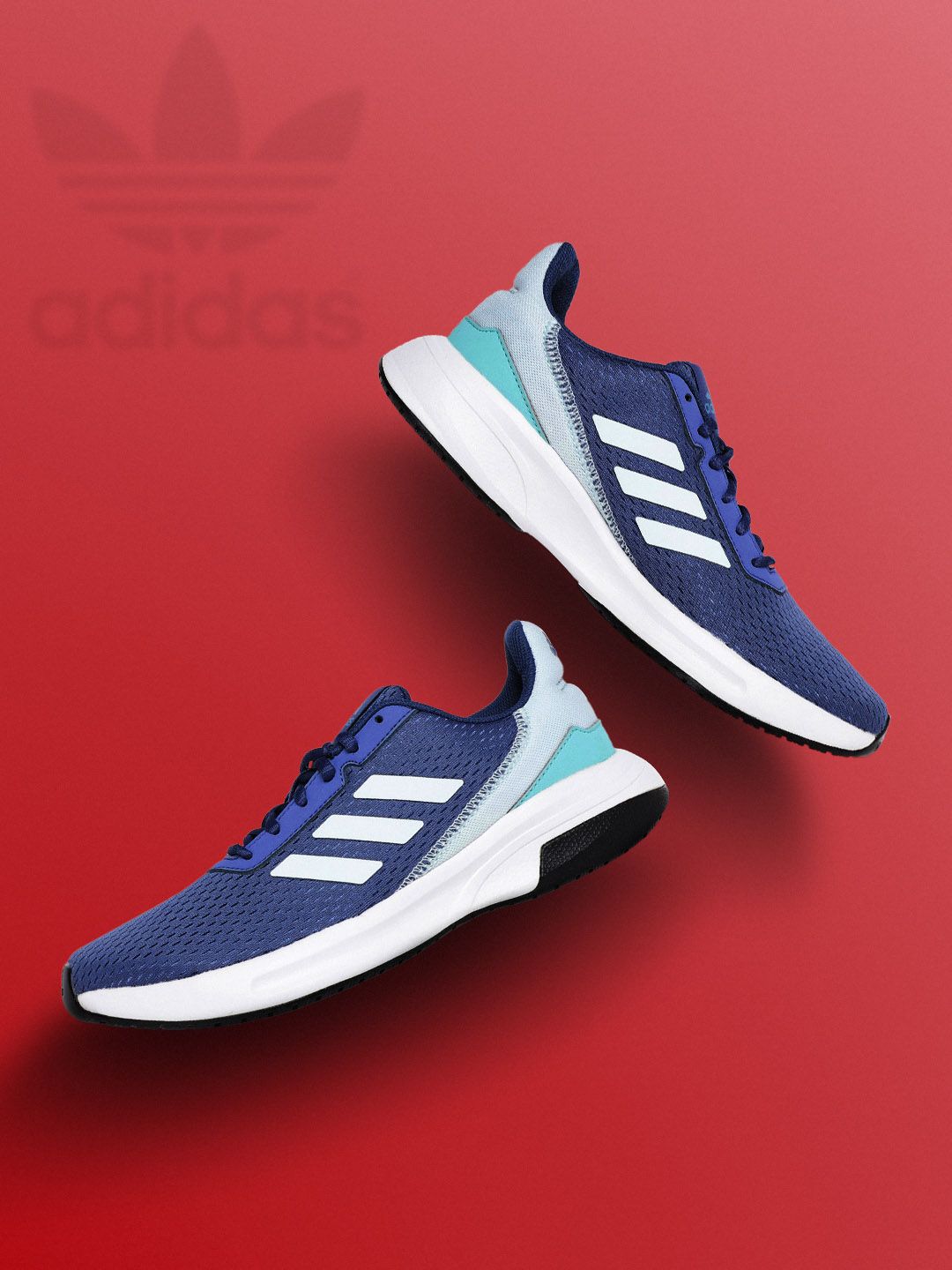 ADIDAS Women Blue Runesy Woven Design Running Shoes Price in India