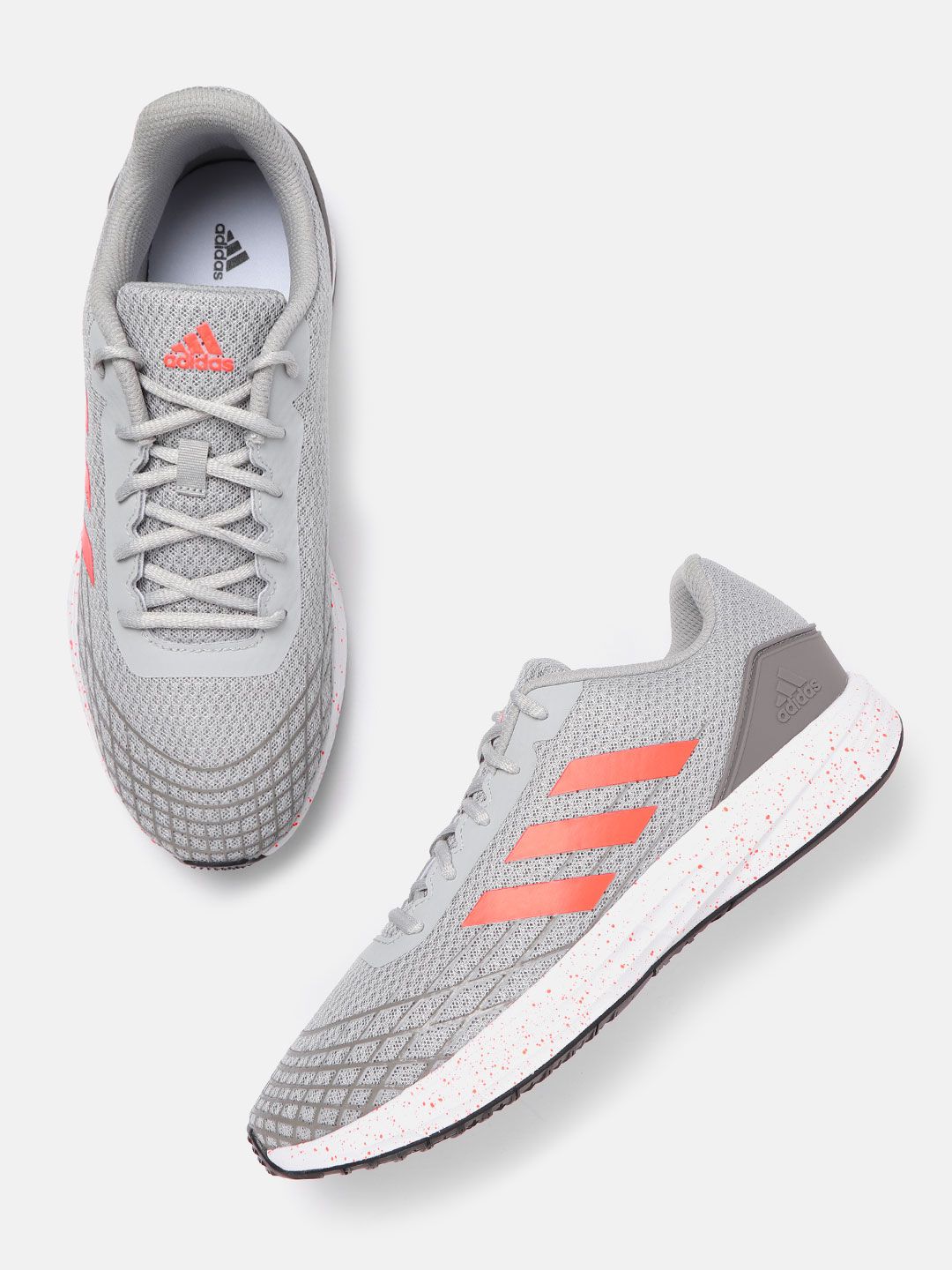 Adidas Men Grey Woven Design Fraizer Running Shoes Price History