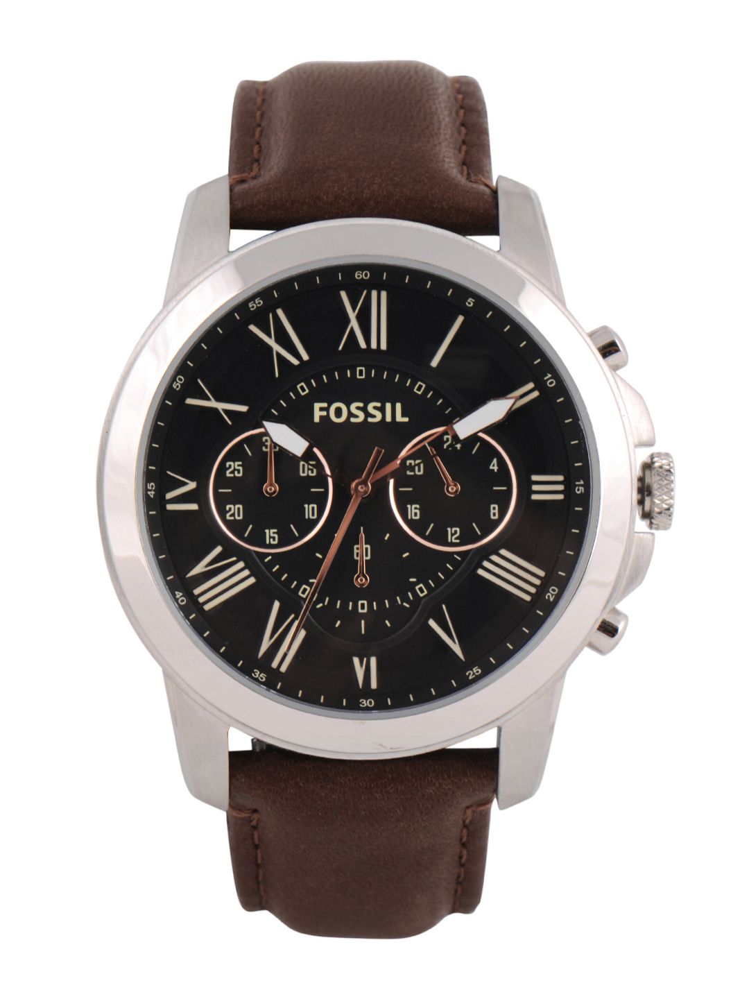 Fossil Fossil Men Black Dial Chronograph Watch FS4813-147828
