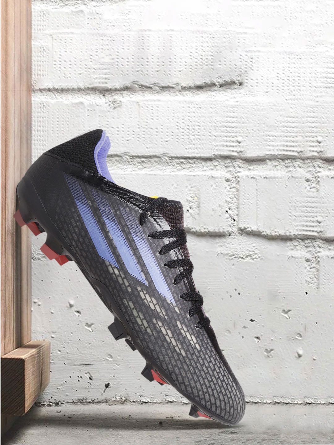 ADIDAS Unisex Black Woven Design X Speedflow.3 Firm Ground Football Boots Price in India