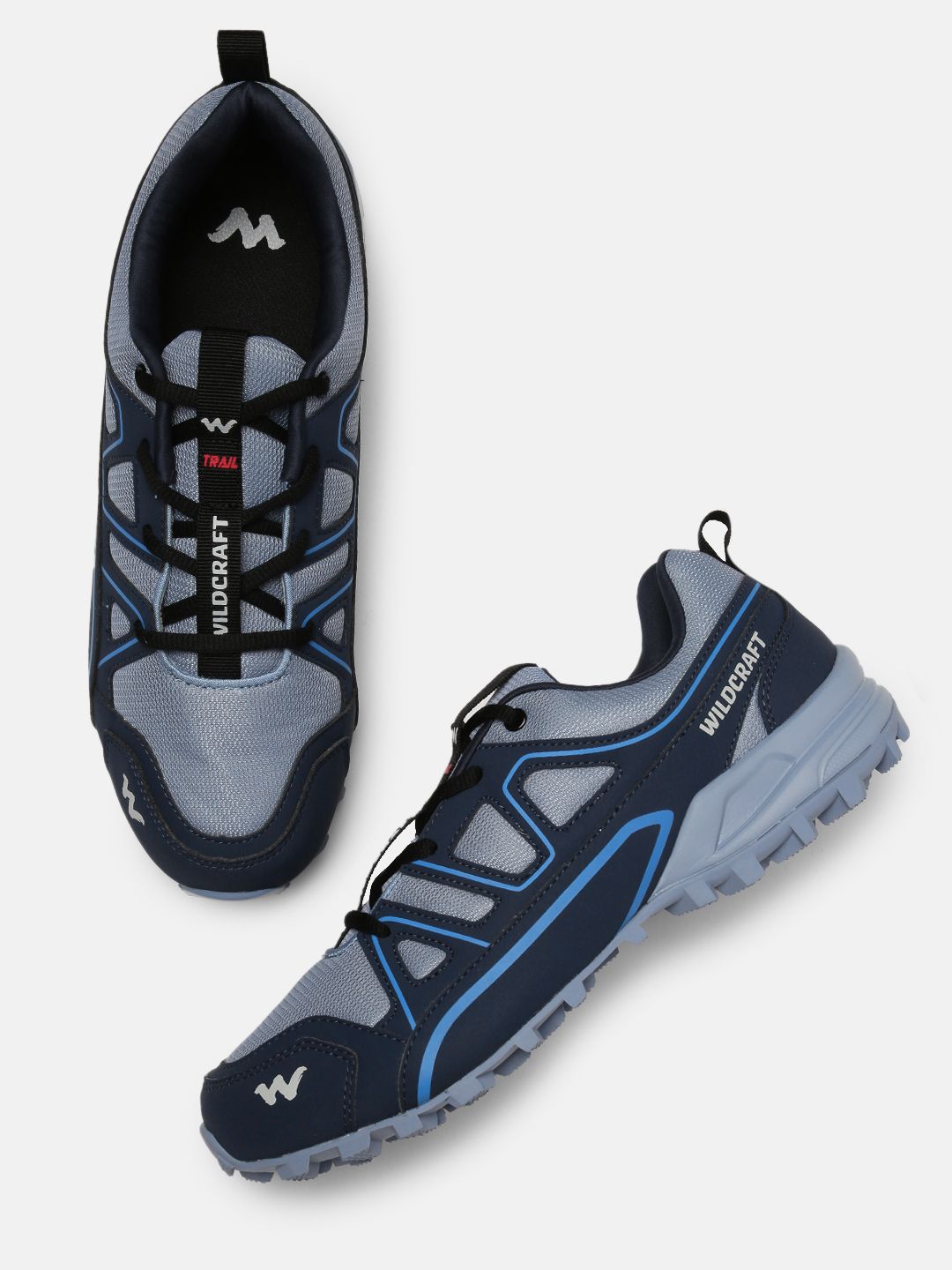 Wildcraft Men Grey Volga Textured Trekking Shoes Price History