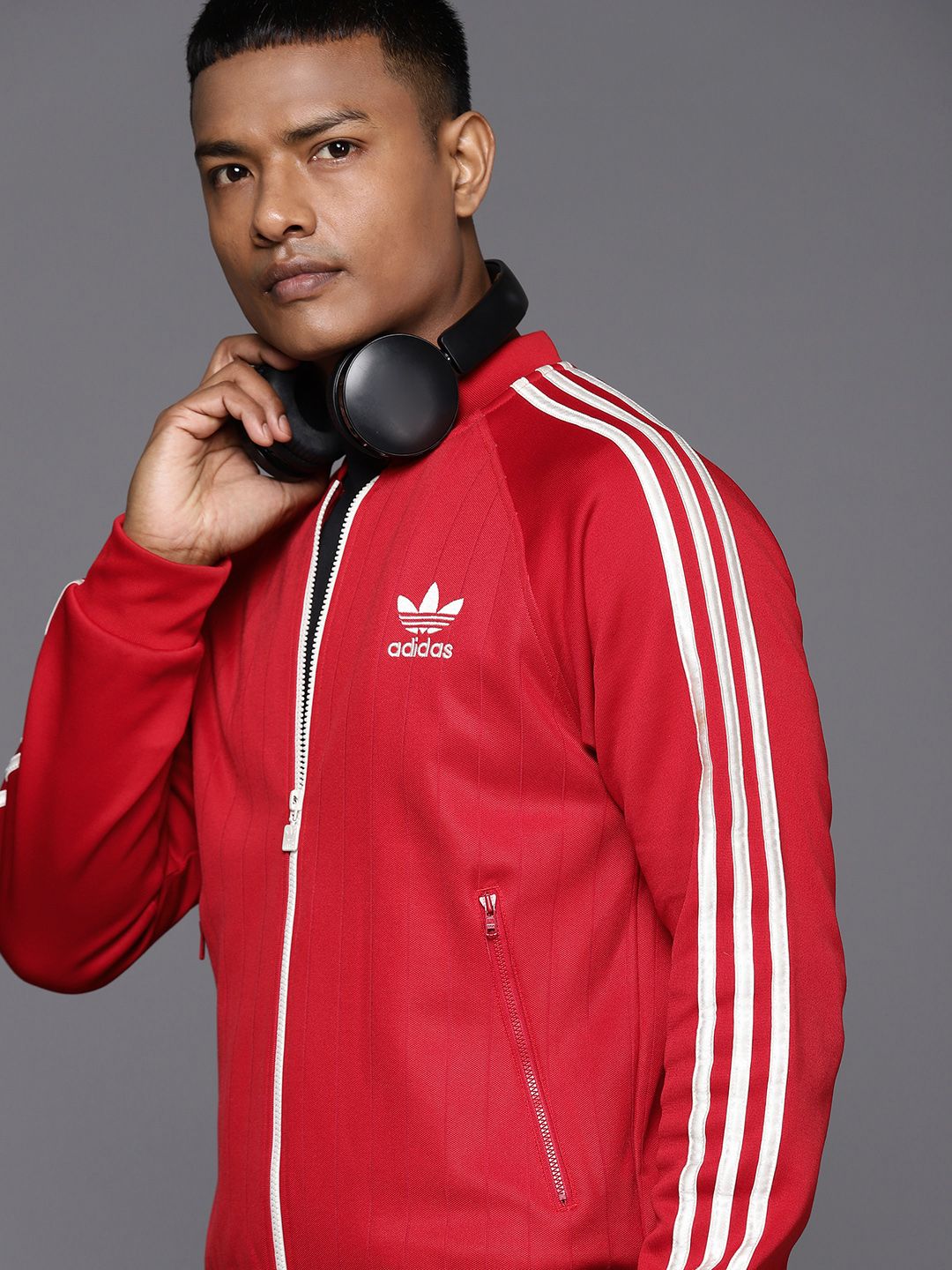 Buy ADIDAS Originals Men Solid SST TT Prime Blue Track Jacket