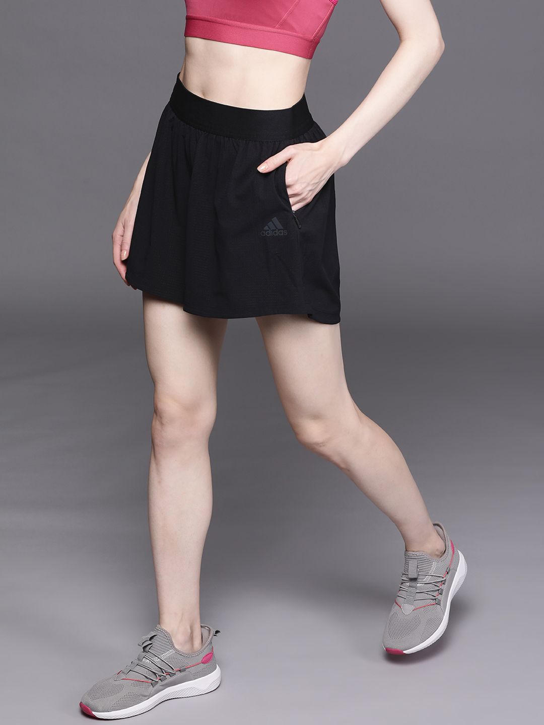 ADIDAS Women Black HEAT.RDY WARRIOR Woven Shorts Price in India