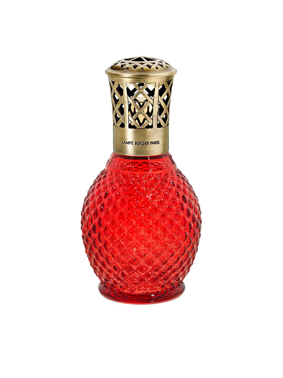 MAISON BERGER Red & Gold-Toned Textured Glass Rouge Aroma Oil Diffuser Price in India