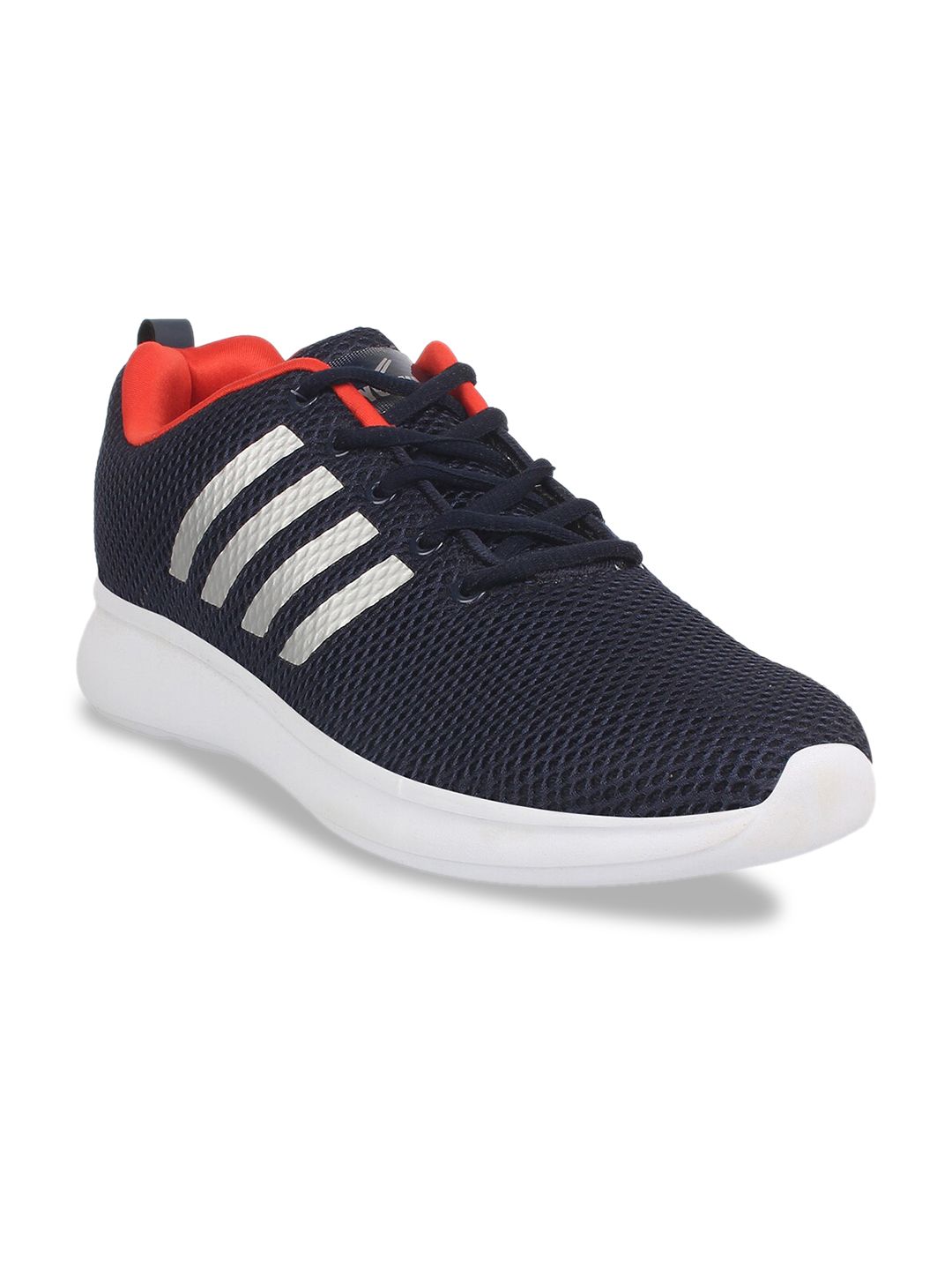 Yuuki Men Navy Blue Mesh Running Non-Marking Shoes