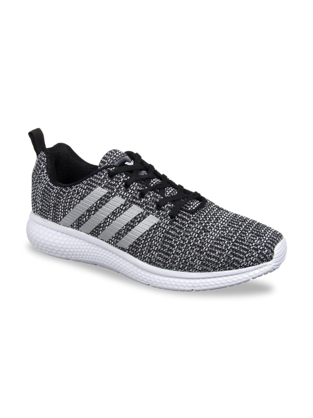 Yuuki Men Black Mesh Running Non-Marking Shoes