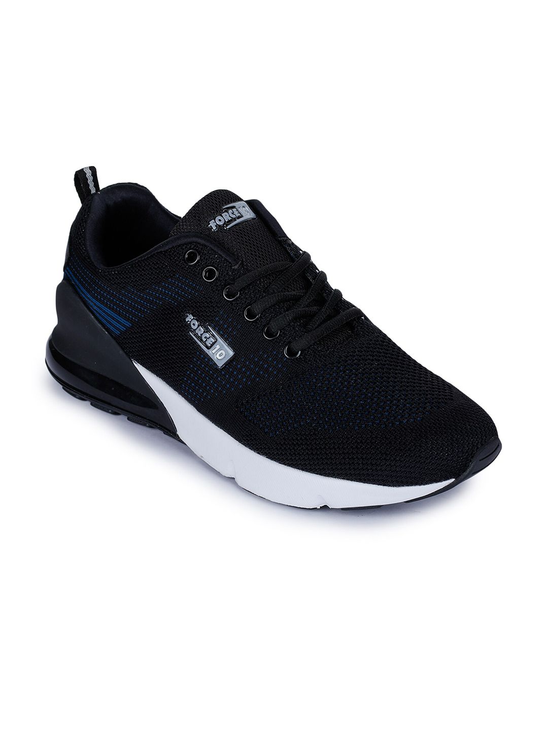 Liberty Men Black Running Non-Marking Shoes