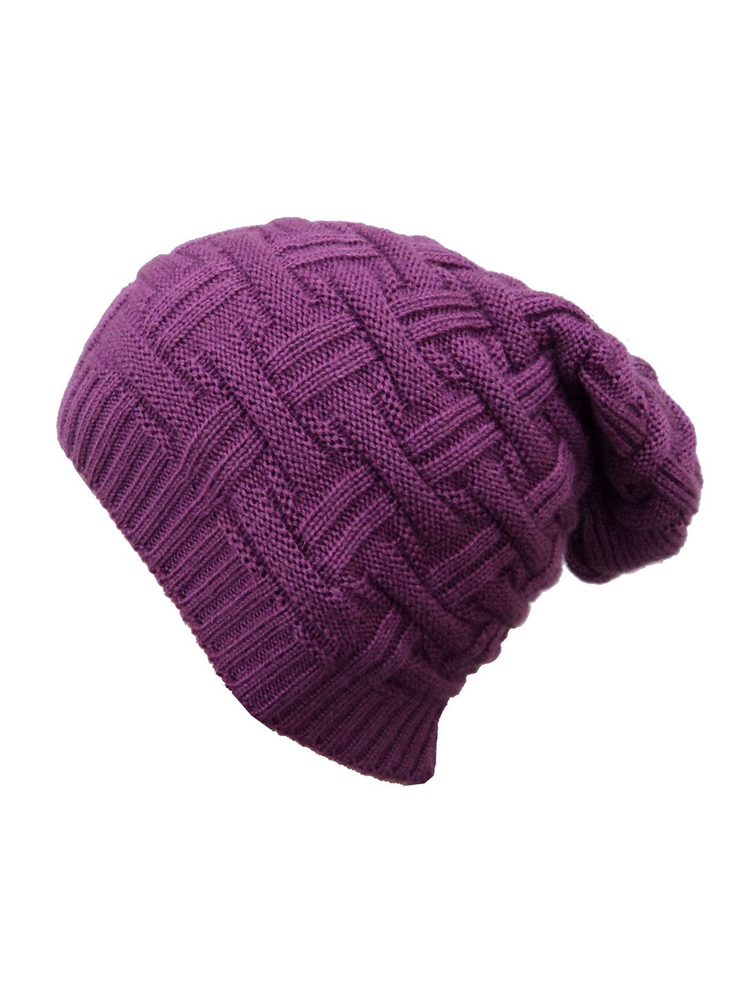 Gajraj Unisex Magenta Beanie Price in India