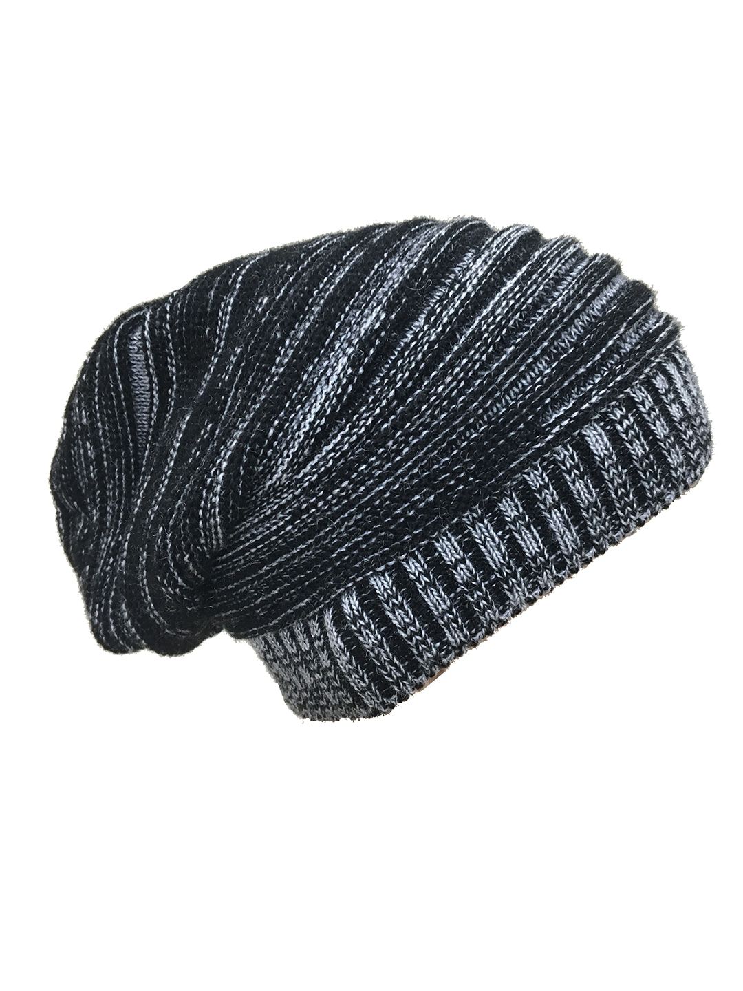 Gajraj Unisex Grey & White Beanie Price in India