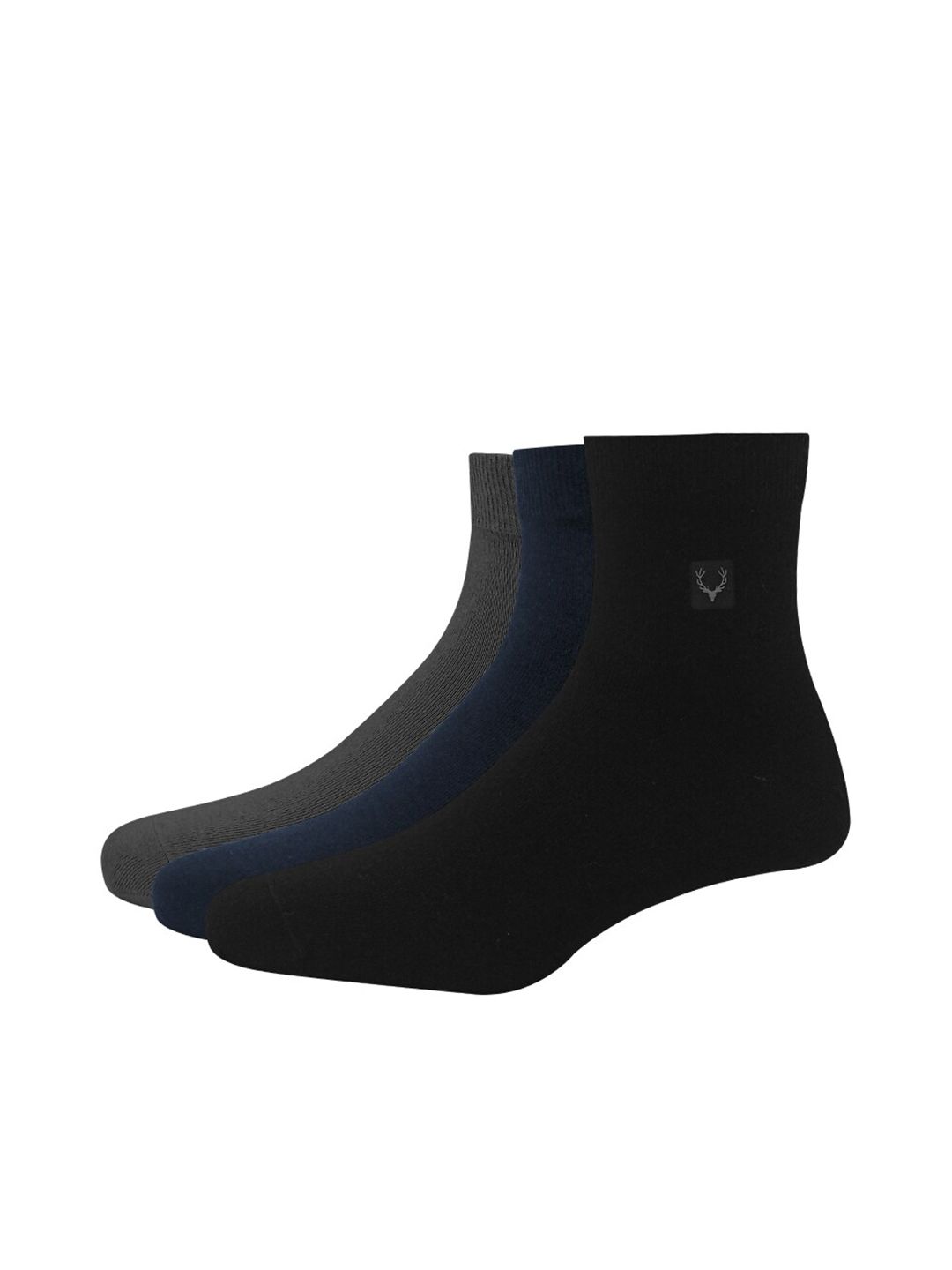 Allen Solly Men Pack Of 3 Solid Socks