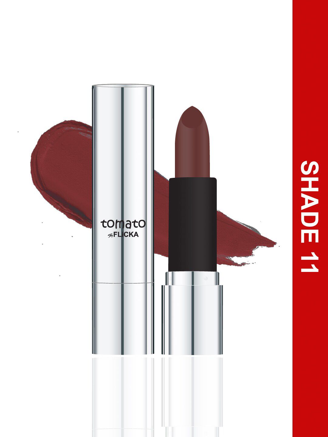 Flicka Tomato Lipstick - 11 Price in India