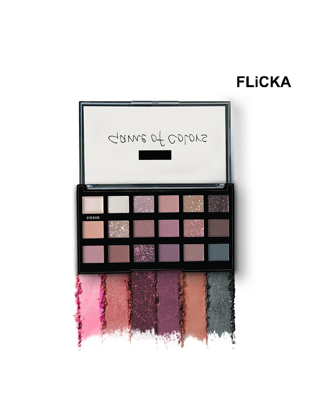 FLiCKA Game Of Colors Eyeshadow Palette - On First Thought 03 Price in India
