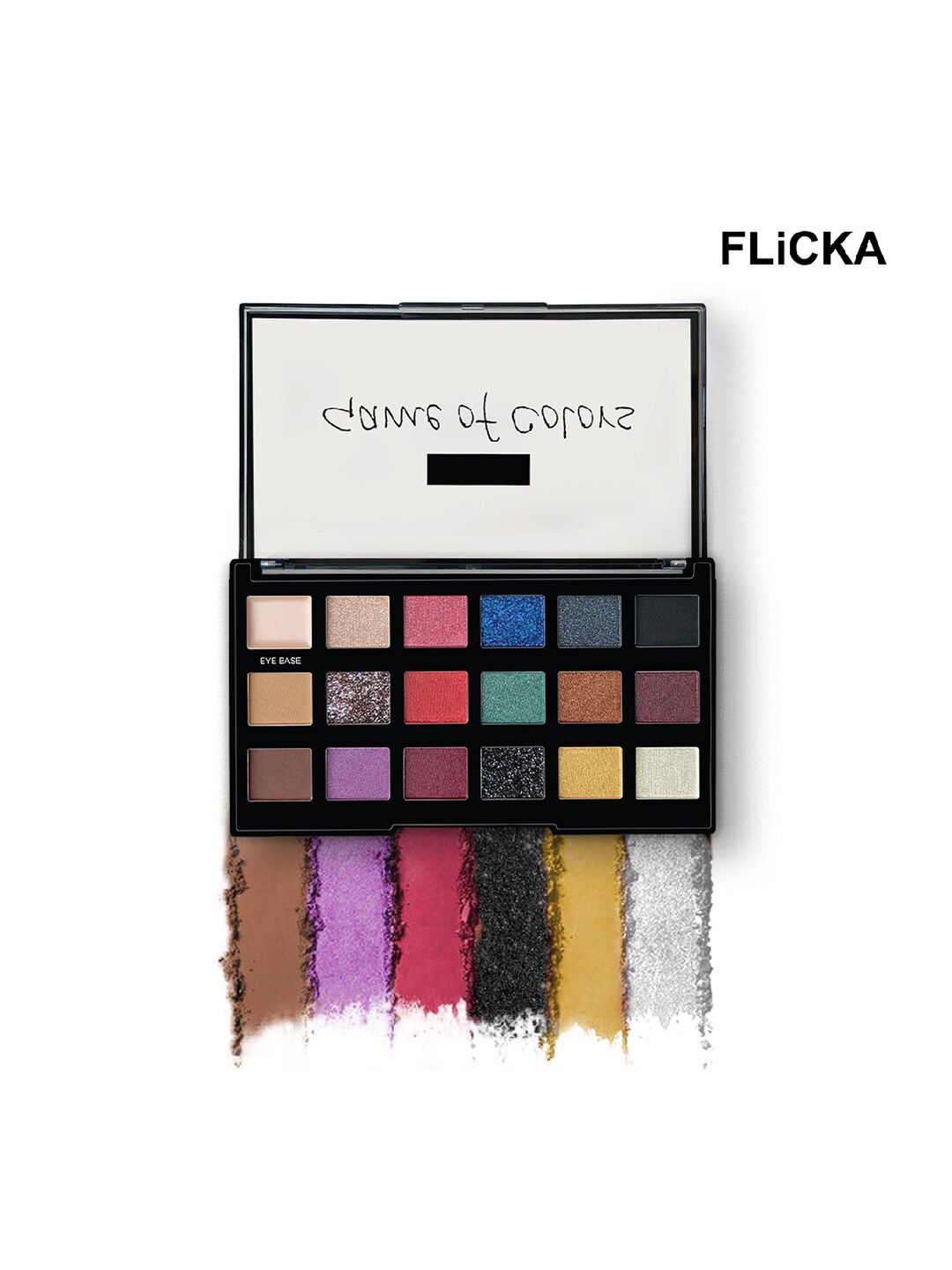 FLiCKA Game Of Colors Eyeshadow Palette - On Demand 02 Price in India