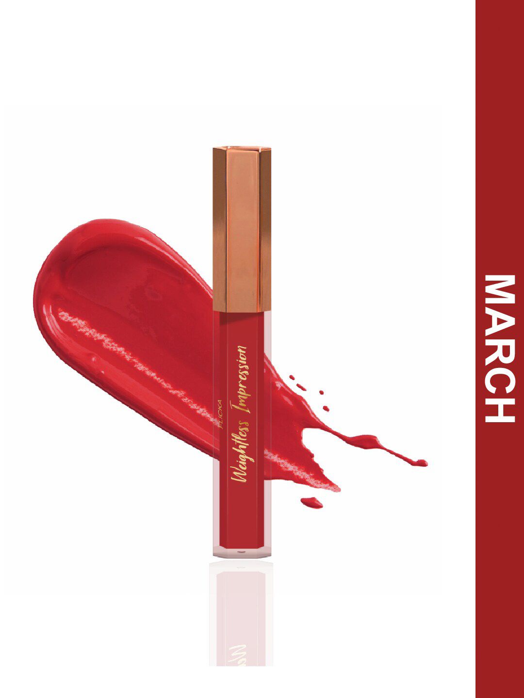 FLiCKA Weightless Impression Matte Liquid Lipstick - March 03 Price in India
