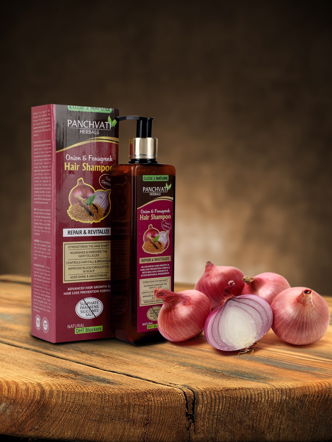 Panchvati Herbals Unisex Onion & Fenugreek Shampoo 300 ml Price in India
