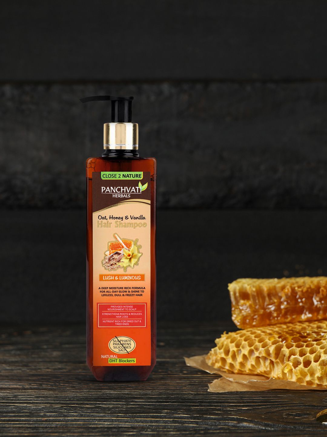 Panchvati Herbals Unisex Oats, Honey & Vanilla Shampoo 300 ml Price in India