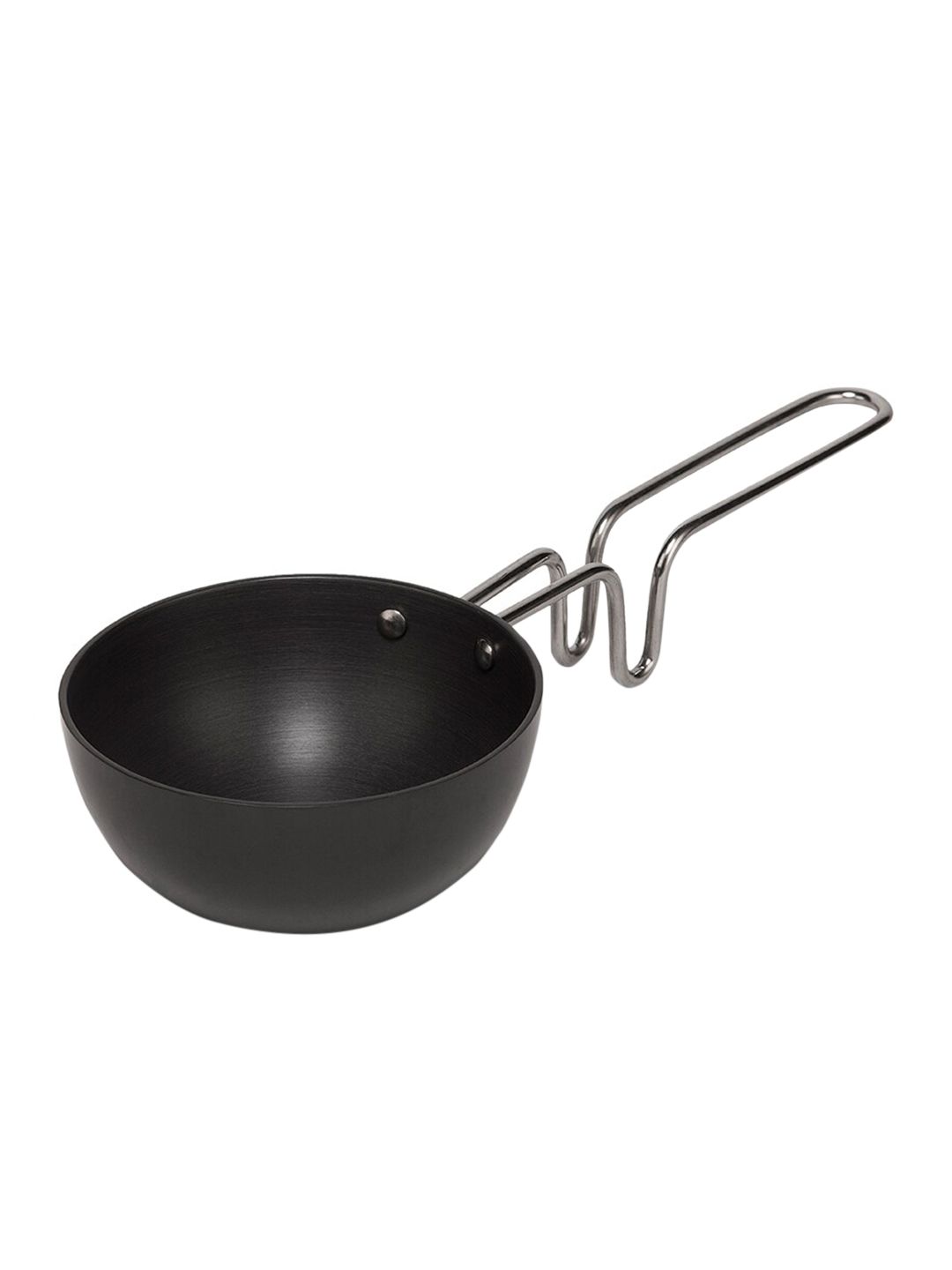 Wonderchef Black Solid Hard Anodized Tadka Pan Price in India