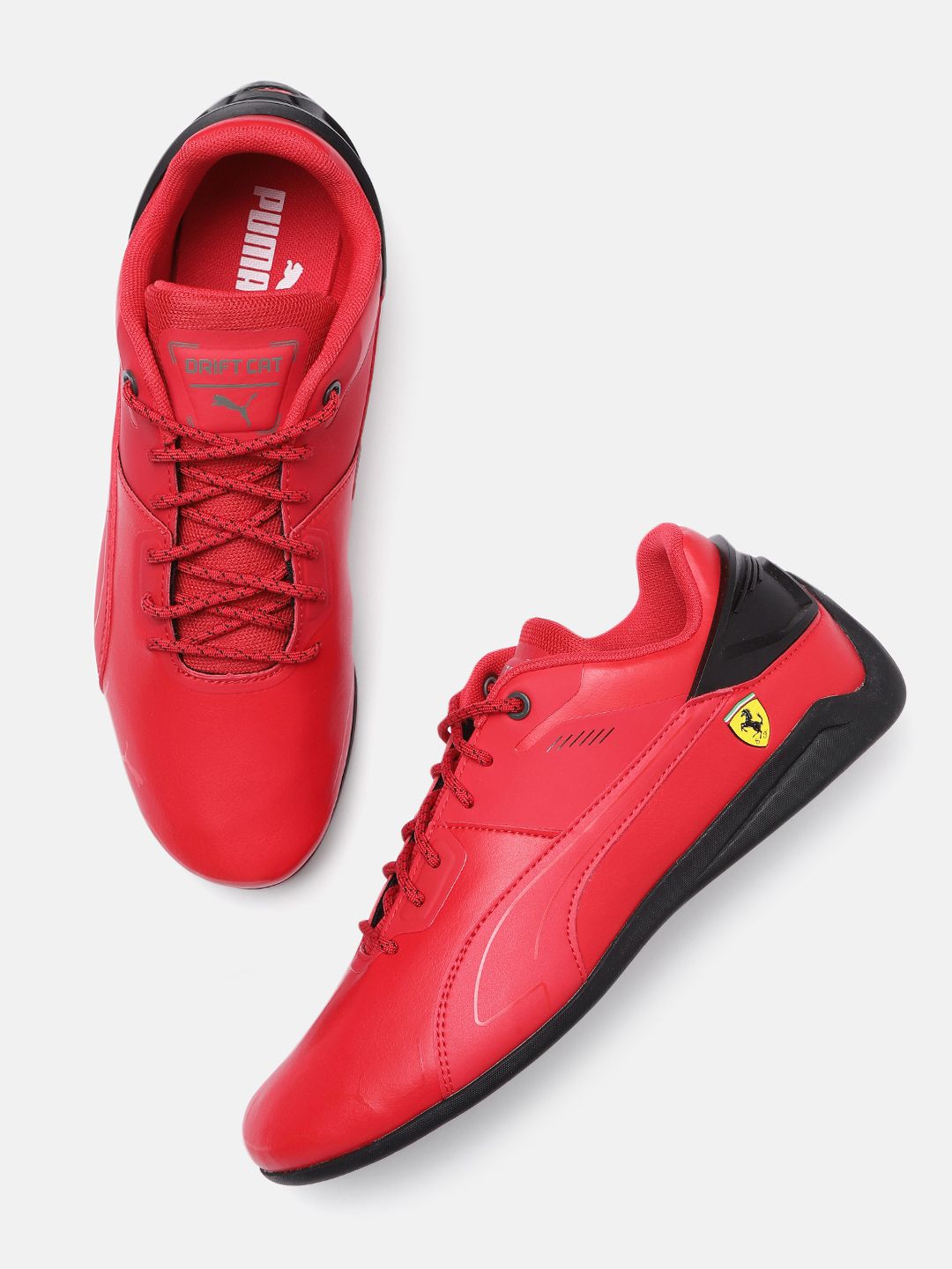 PUMA Motorsport Unisex Red Scuderia Ferrari Drift Cat Delta Motorsport Sneakers Price in India