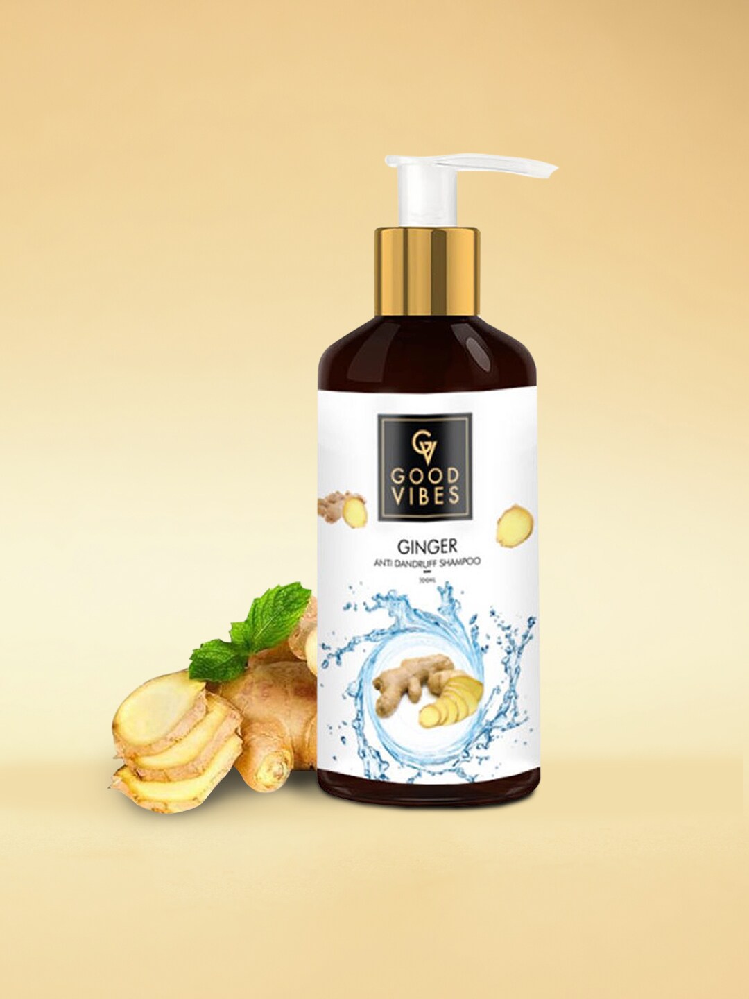 Good Vibes Ginger Anti Dandruff Shampoo - 300 ml Price in India
