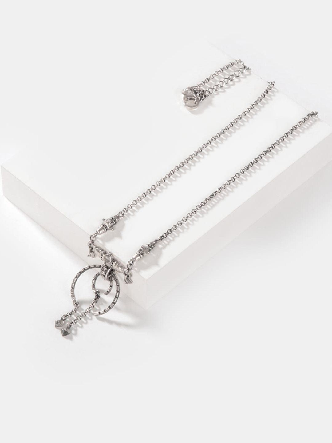 SHAYA Women Silver Chain Price in India