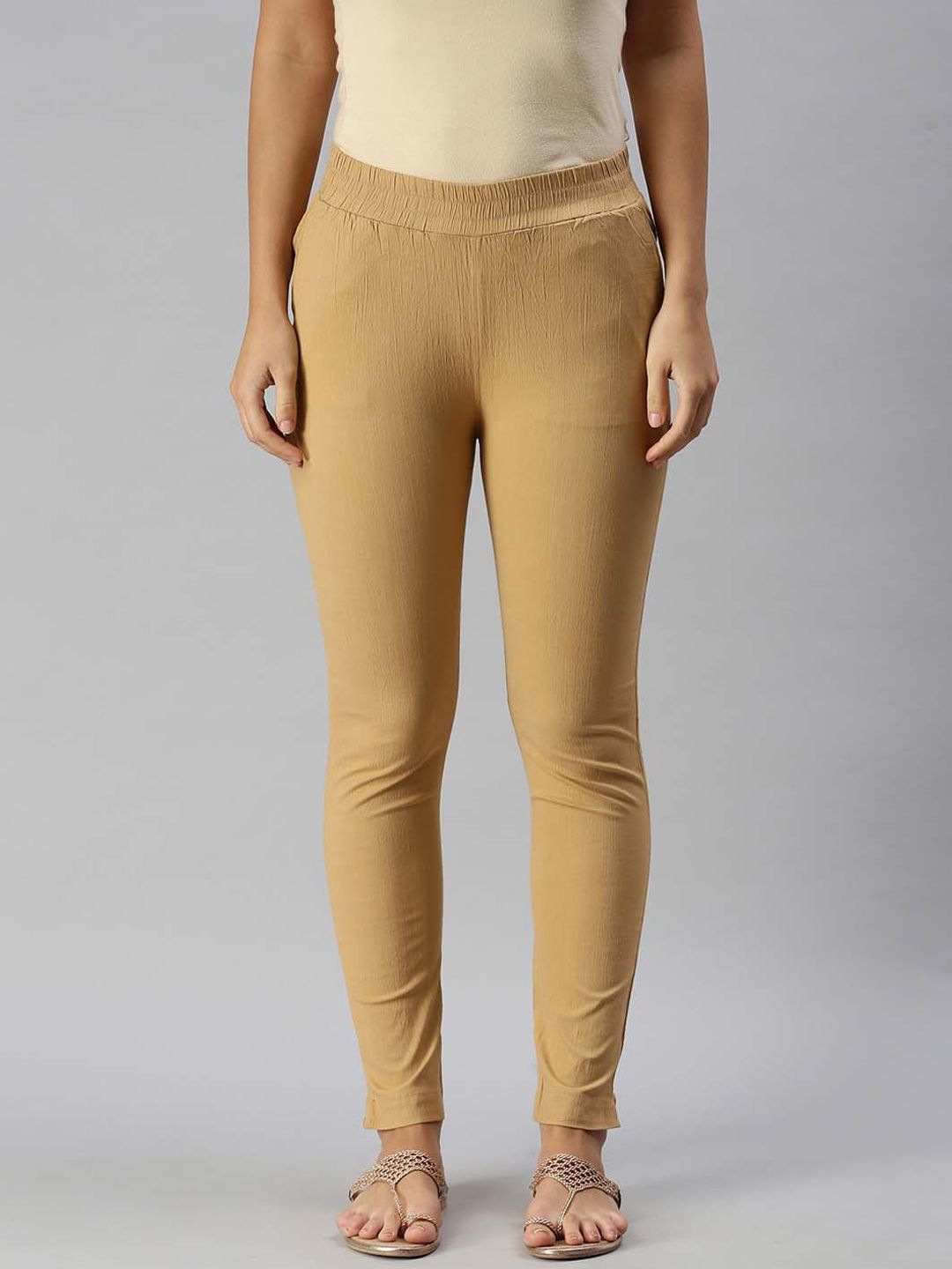 Soch Women Beige Trousers Price in India