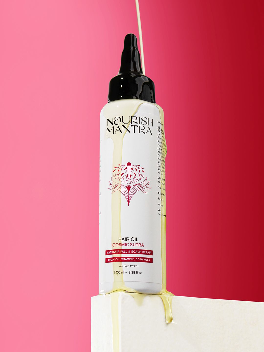 Nourish Mantra Cosmic Sutra Hair Oil With Vitamin E & Gotu Kola - 100 ml