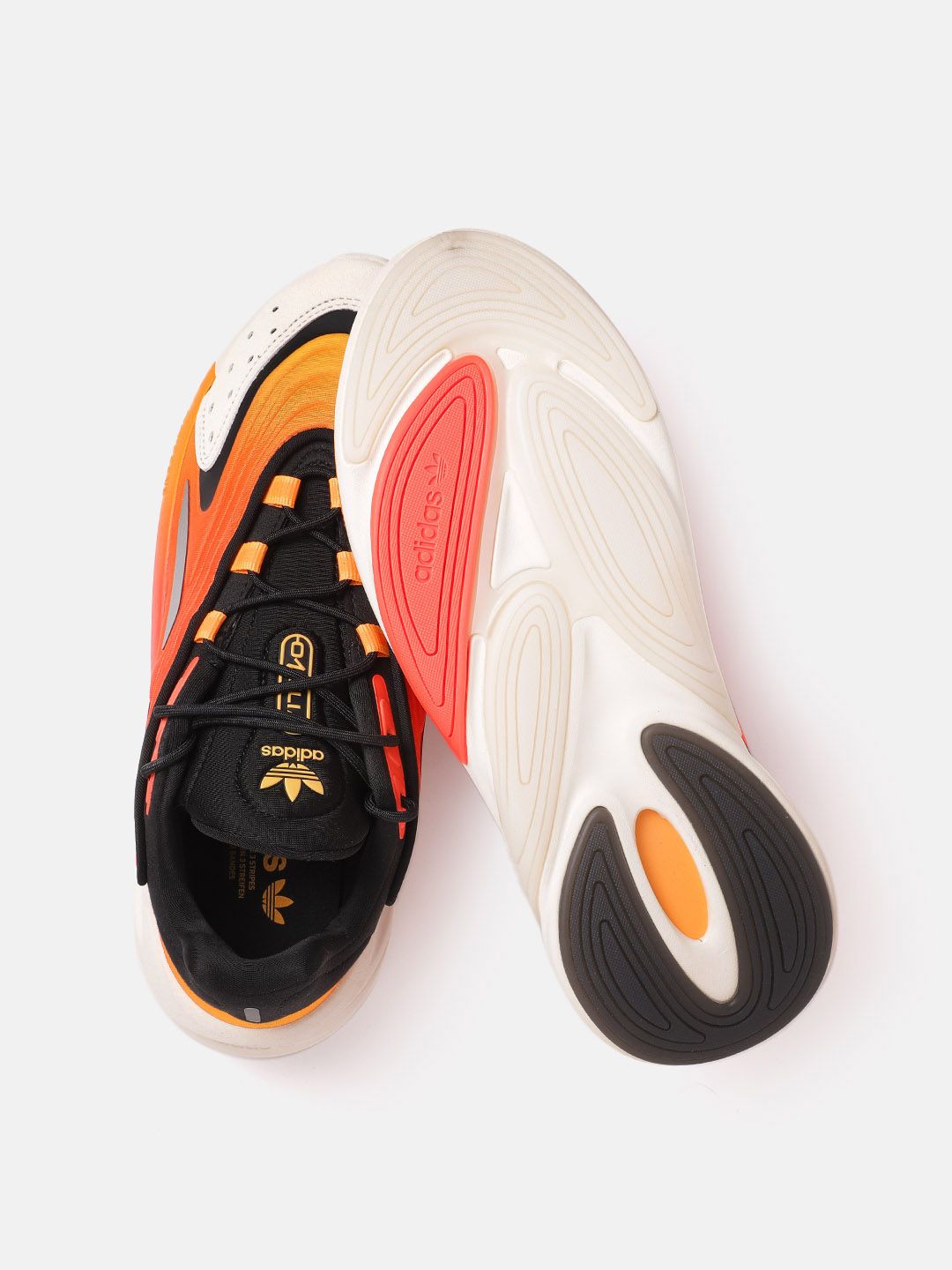 adidas gazelle silver green womens Adidas Ozelia Big Kids' Shoes Bliss-Screaming Orange-Beige Tone  Sports  Plaza NY