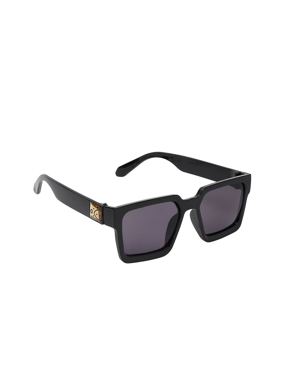 CRIBA Unisex Grey & Black Full Rim Rectangle Sunglasses Price in India