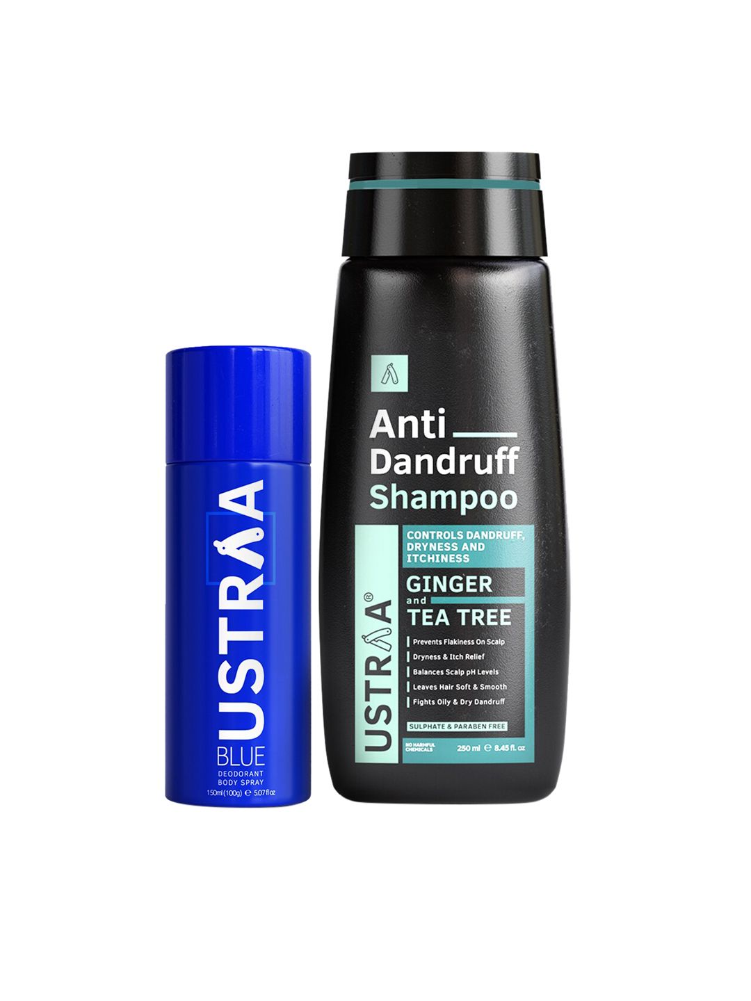 Ustraa Deodorant & Anti Dandruff Hair Shampoo Combo