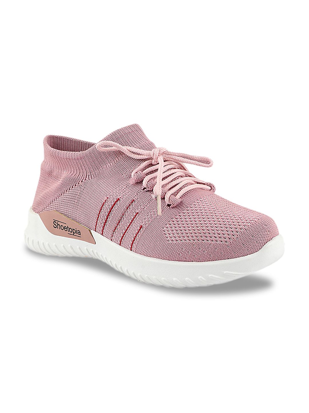 Shoetopia Women Peach Air Max Sport Shoes Price in India