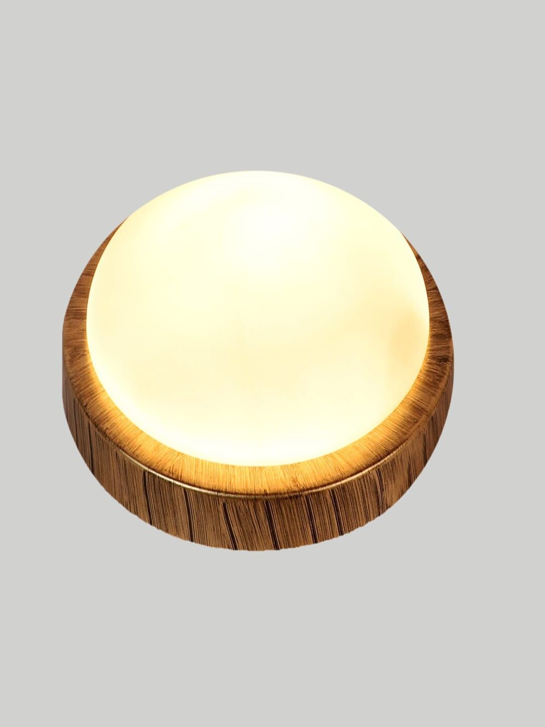 MFD HOME FURNISHING White & Beige Glass Quirky Flush Mount Price in India