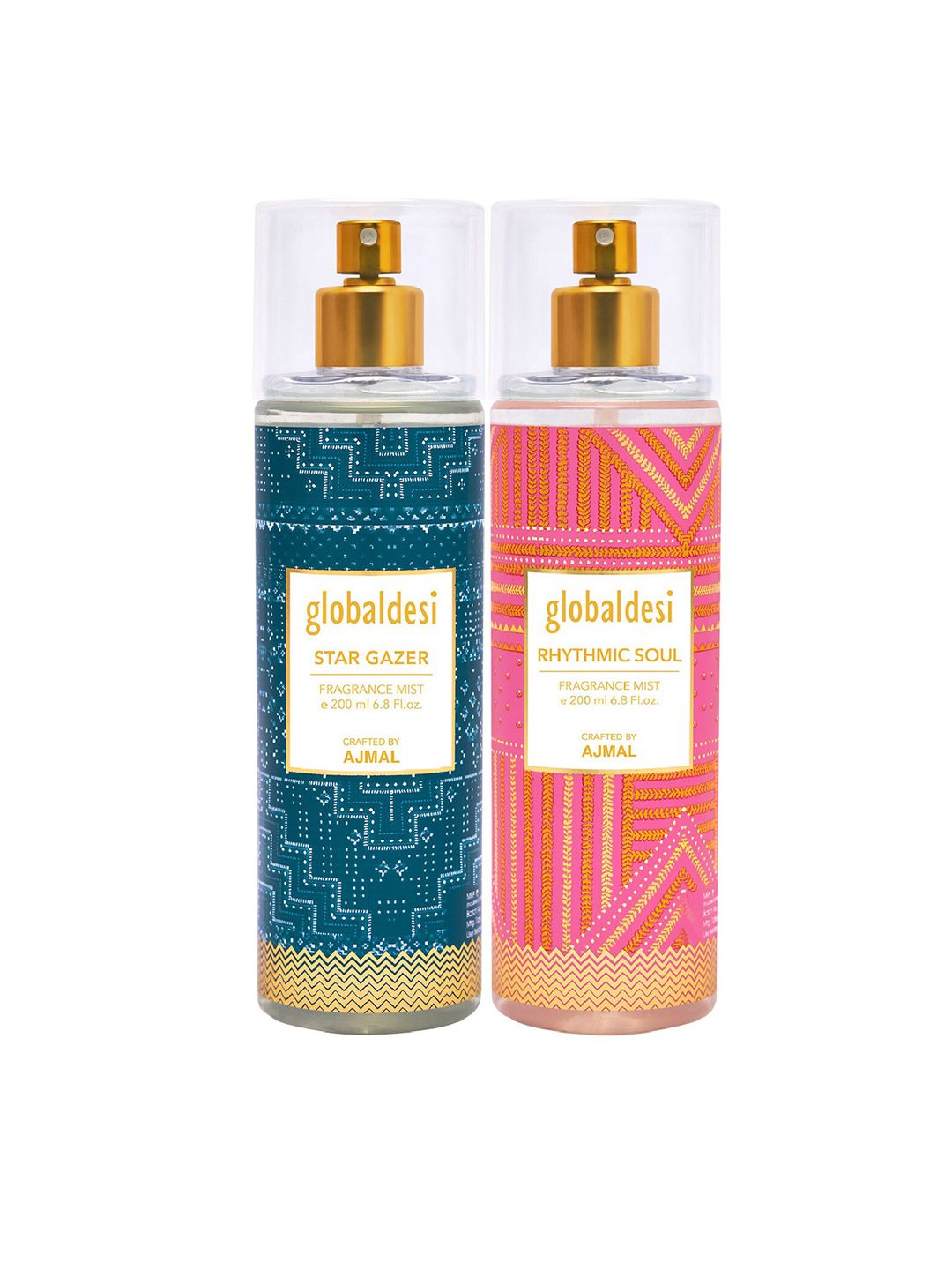 Global Desi Women Set Of 2 Star Gazer Mist & Rhythmic Soul Mist Crafted By Ajmal Price in India